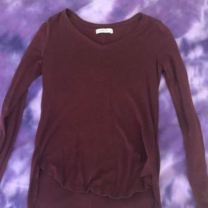Maroon long sleeve